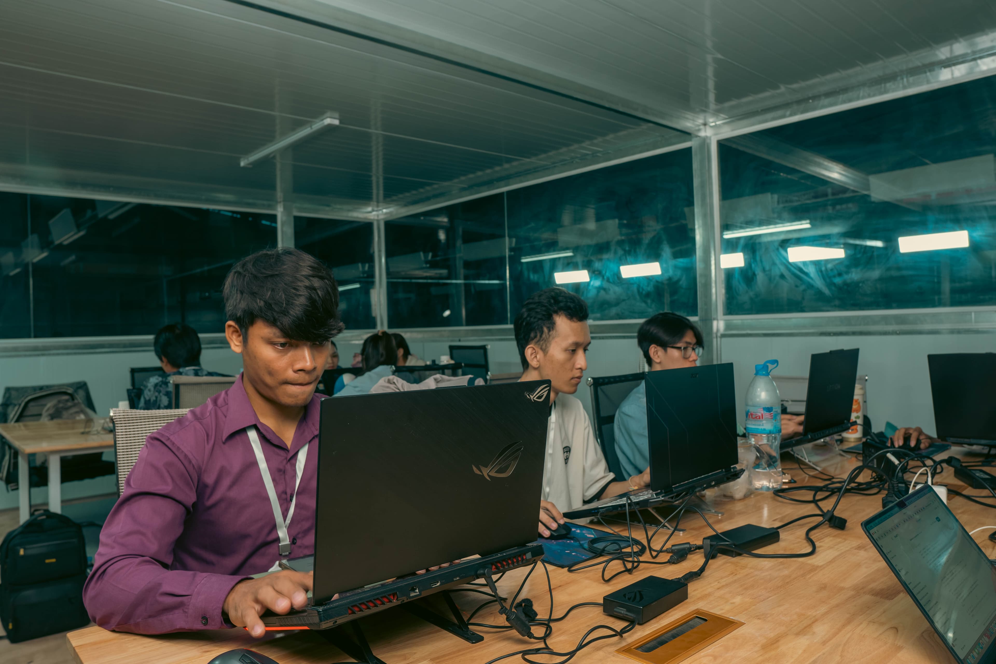 Saat research team in a practical working environment.